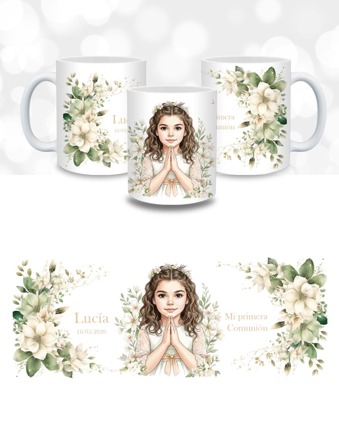 Taza de Comunión Niña