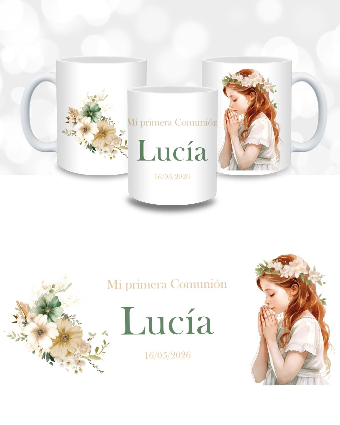 Taza de Comunión Niña