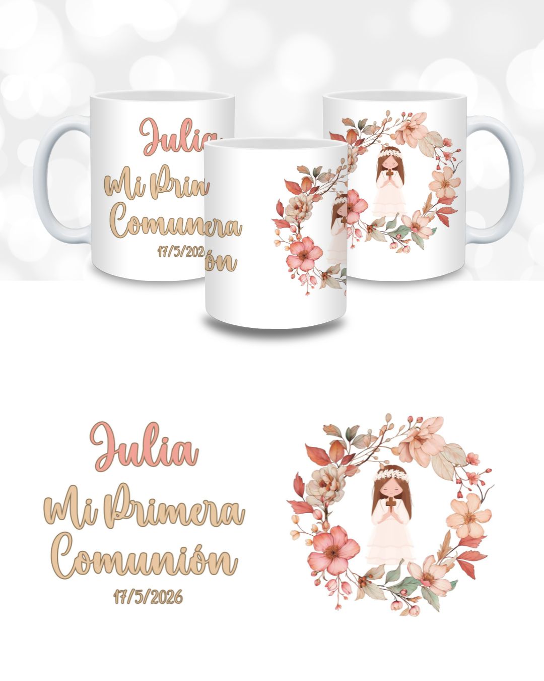 Taza de Comunión Niña